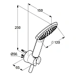 Душевой набор Kludi Freshline 1S 6785091-00
