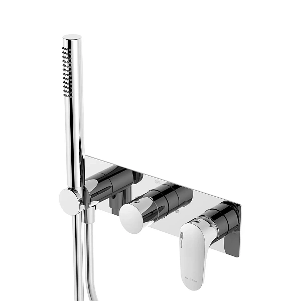 Встраиваемый смеситель для ванны и душа WasserKRAFT Dinkel 5877