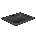 Раковина Vincea VCB-2VP600B из искусственного камня, цвет черный