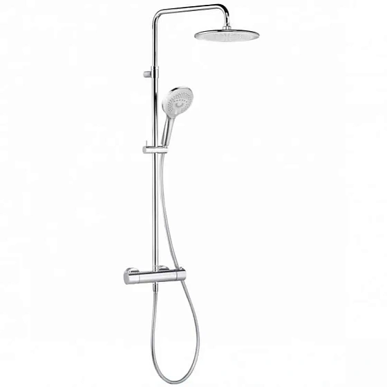 Душевая система с термостатом Kludi Freshline dual shower system 6709205-00