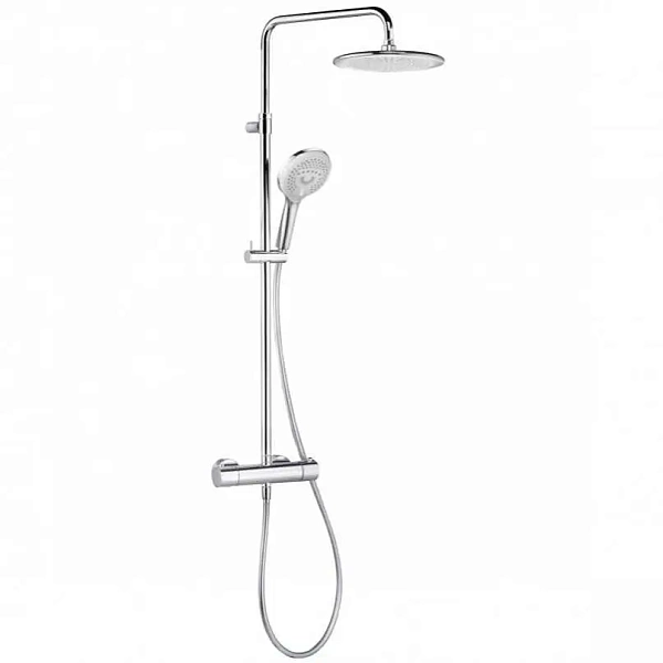Душевая система с термостатом Kludi Freshline dual shower system 6709205-00