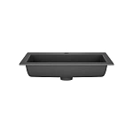 Раковина Vincea VCB-13600B из кварца, цвет черный