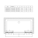 Душевая дверь Vincea Alpha VDS-3AL2160CL, 1600, хром, стекло прозрачное
