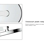 Душевой комплект Vincea Inspire VSFW-3I22MT3RCH встраиваемый, термостатический, двухрежимный, хром