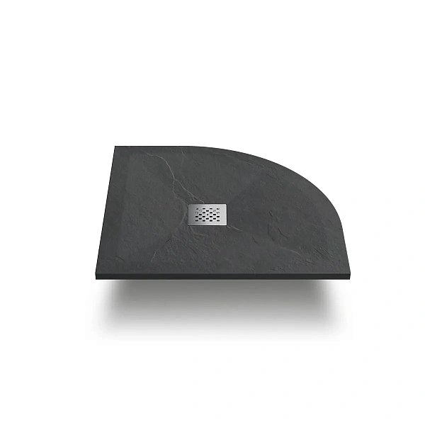 Поддон для душа из искусственного камня Vincea VST-4SQ1010A, 1000*1000*25, антрацит