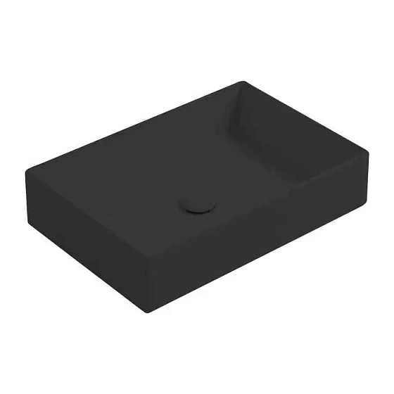 Накладная раковина Simas Agile AG60 nero matt 60 см, черная матовая