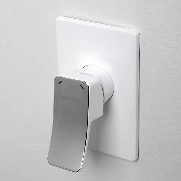 Встраиваемый смеситель для душа WasserKRAFT Aller 10651WHITE
