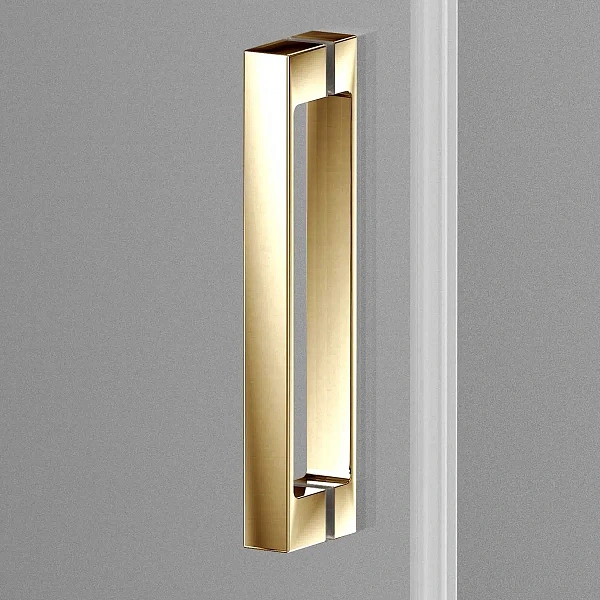 Душевой уголок Vincea Alpha VSR-3AL9012CLG, 1200*900, брашированное золото, стекло прозрачное