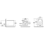 Инсталляция Grohe Rapid SL 38772001 с подвесным унитазом OLIVE'S VR30116DP, смыв "Торнадо", сиденье микролифт