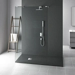Поддон для душа из искусственного камня Vincea VST-4SR1012A,1200*1000*25, антрацит
