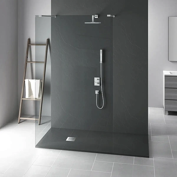 Поддон для душа из искусственного камня Vincea VST-4SR1012A,1200*1000*25, антрацит
