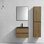 Тумба под раковину Vincea Luka 600 подвесная, 2 выкатных ящика soft-close, T.Oak