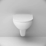 Унитаз подвесной AM.PM Gem FlashClean C901700SC безободковый