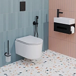 Инсталляция Grohe Rapid SL 38772001 с подвесным унитазом OLIVE'S VR30116DP, смыв "Торнадо", сиденье микролифт