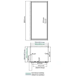 Душевой уголок WasserKRAFT Salm 80х90 см 27I28