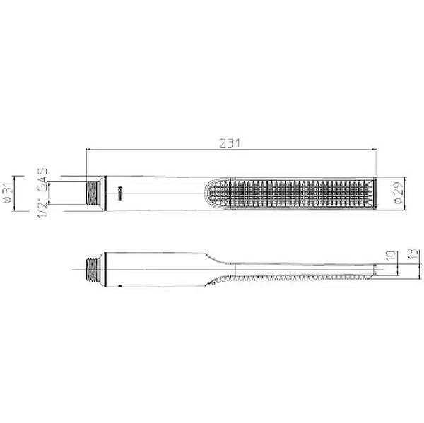 Душевая лейка Bossini Apice B00910.030