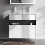 M8FFUX0801WG Func, База с нишей, 1 ящик (pull-out), 80 см, цвет белый глянец