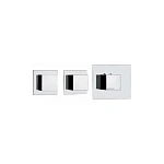 Встраиваемый смеситель с термостатом для ванны и душа Bossini Cube Z032203.030