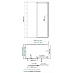 Душевой уголок WasserKRAFT Dinkel 120х100 см 58R10