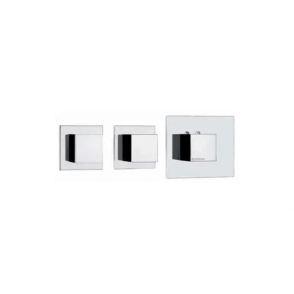 Встраиваемый смеситель с термостатом для ванны и душа Bossini Cube Z032203.030