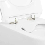 Система инсталляции для унитазов Tece TECEbase K440407 с кнопкой смыва + унитаз подвесной Cezares Molveno CZR-2468-TH-R безободковый