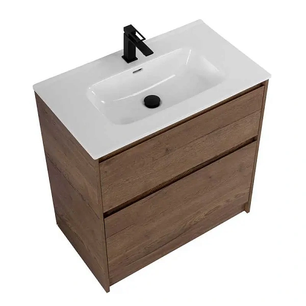 Тумба под раковину напольная BelBagno KRAFT-800-2C-PIA-RT Rovere Tabacco, 80 см