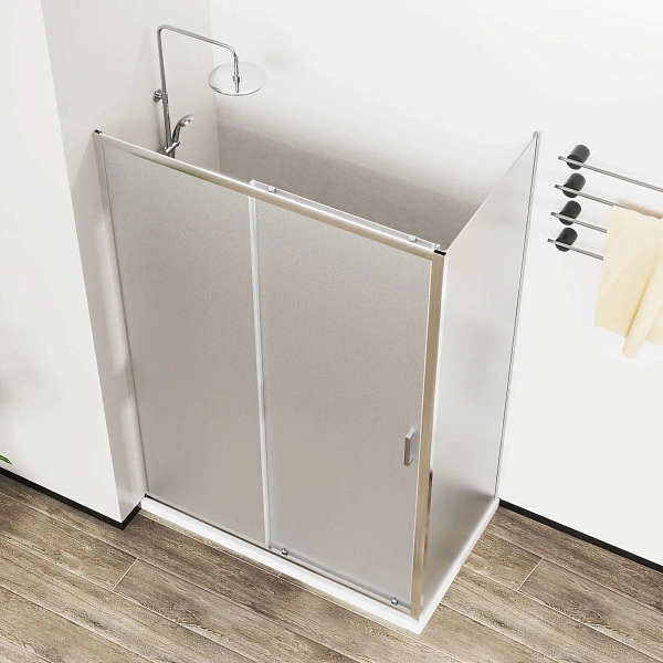 Душевой уголок Vincea City VSR-5CT9012MT, 1200*900, хром, стекло текстурное