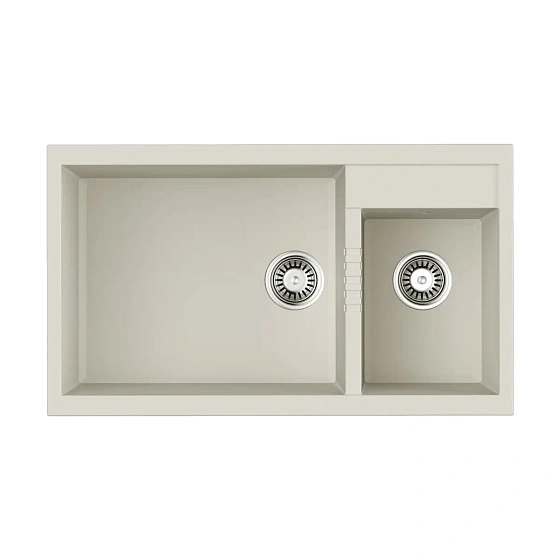 Omoikiri Tedori 86-2-LB-WH Tetogranit/белый