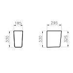Полупьедестал VITRA S20 5281B003-7201
