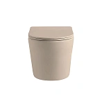 Унитаз подвесной Vincea Piatti VT1-11SMC, цвет капучино матовый, ультратонкое soft-close сиденье