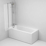 Стеклянная шторка для ванны AM.PM Tender 80х140 см, W45BS-D3W5-140CT