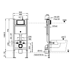 Инсталляция для подвесных унитазов Olive’S M48010