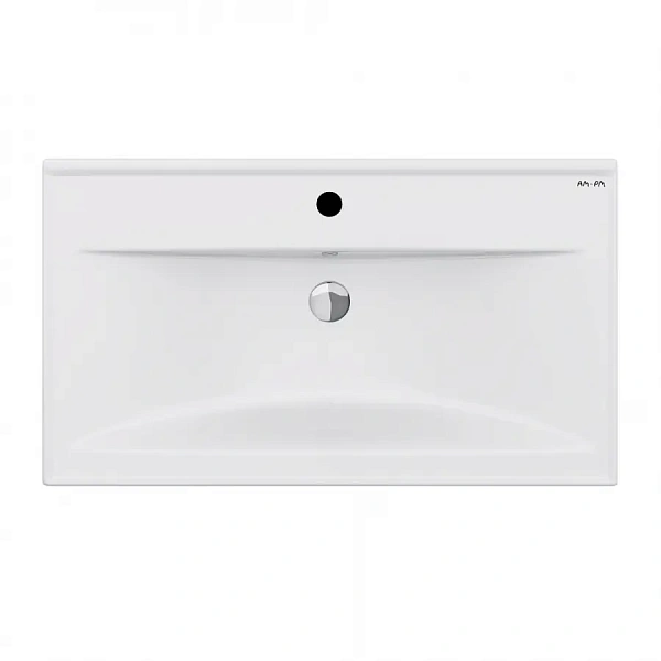M85AWCC0802WG X-Joy, Раковина мебельная, керамическая, 80 см, встроенная, цвет: белый, глянец