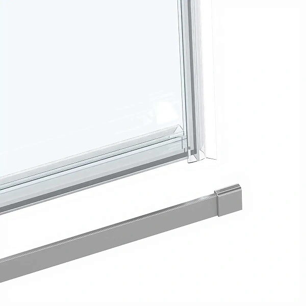 Душевой уголок Vincea Como Soft VSR-1CS8011CL, 1100*800, хром, стекло прозрачное
