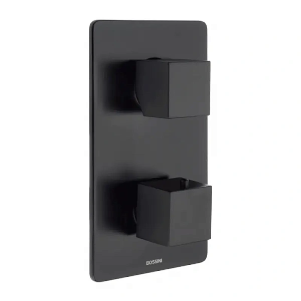 Встраиваемый смеситель для ванны и душа c термостатом Bossini Cube Z00061.073