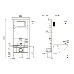 Инсталляция для унитазов Tece TECEspring V S955203