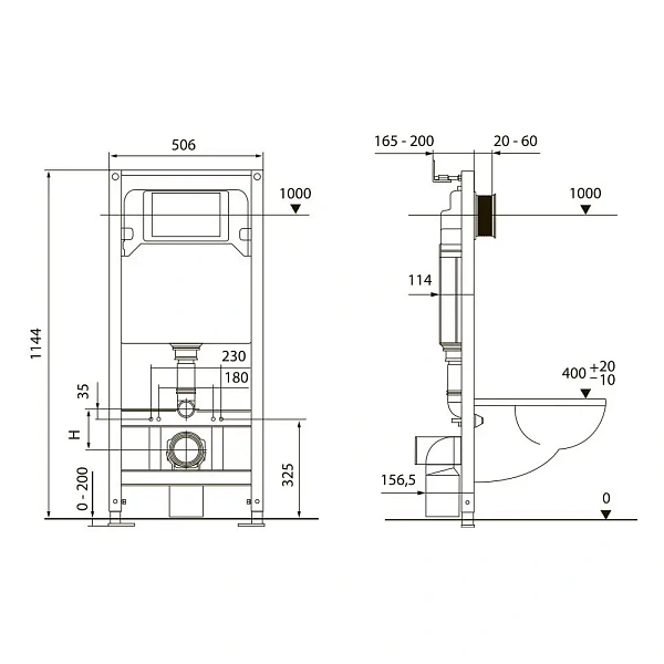 Инсталляция для унитазов Tece TECEspring V S955203