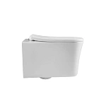 Унитаз подвесной Vincea Arco VT1-36 безободковый, цвет белый, ультратонкое soft-close сиденье