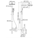 Душевая система WasserKRAFT A16501