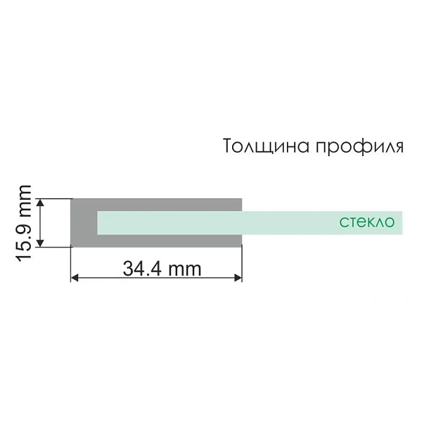 Стеклянная шторка для ванны WasserKRAFT Berkel 80х140 см 48P01-80L Matt glass