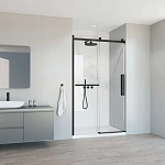 Душевая дверь Vincea Como Soft VDS-1CS120CLB, 1200, черный, стекло прозрачное