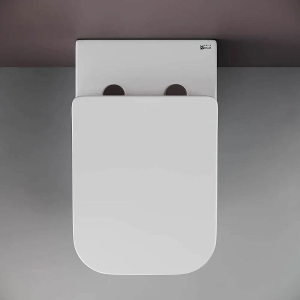 Приставной унитаз Ceramica Nova Cubic CN1809 безободковый