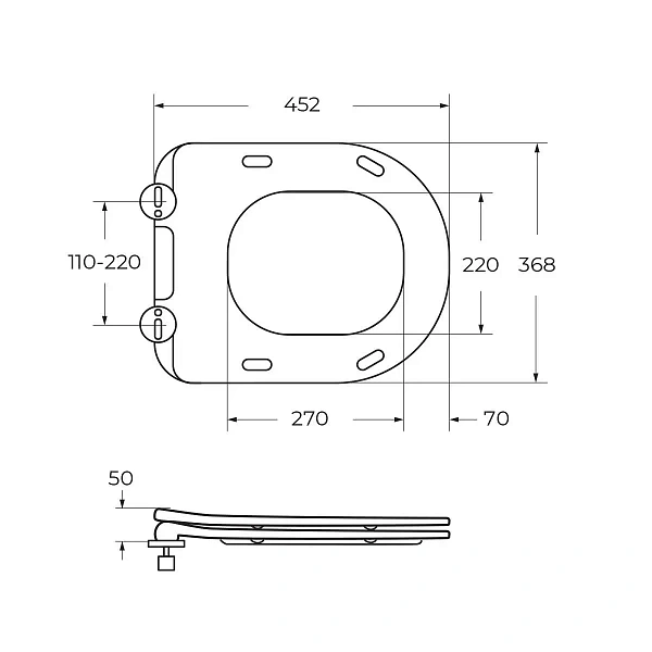 Сиденье для унитаза BelBagno BB2034SC, с микролифтом