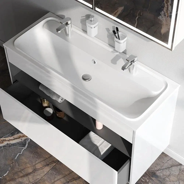 M8FFUX1201WG Func, База с нишей, 1 ящик (pull-out), 120 см, цвет белый глянец