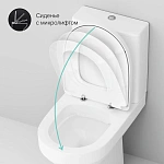 Унитаз-компакт AM.PM Spirit V2.0 C708600WH с микролифтом