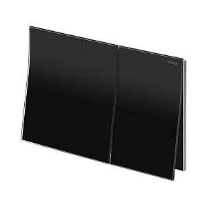 Кнопка смыва Viega Prevista Visign for Style 200, 773588 корпус хром, кнопка черная