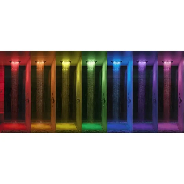 Верхний душ Bossini Dream Dream Oki H37457.030 с LED-подсветкой Cromoterapia