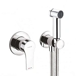 Встраиваемый смеситель с гигиеническим душем Kludi Zenta SL 489980565