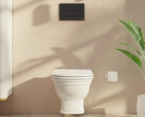 Кнопка смыва VITRA Root Square 740-2311, матовый черный