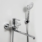 Смеситель для ванны с длинным изливом WasserKRAFT Main 4102L с душем